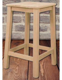 SGABELLO/SEDIA IN LEGNO DI FAGGIO