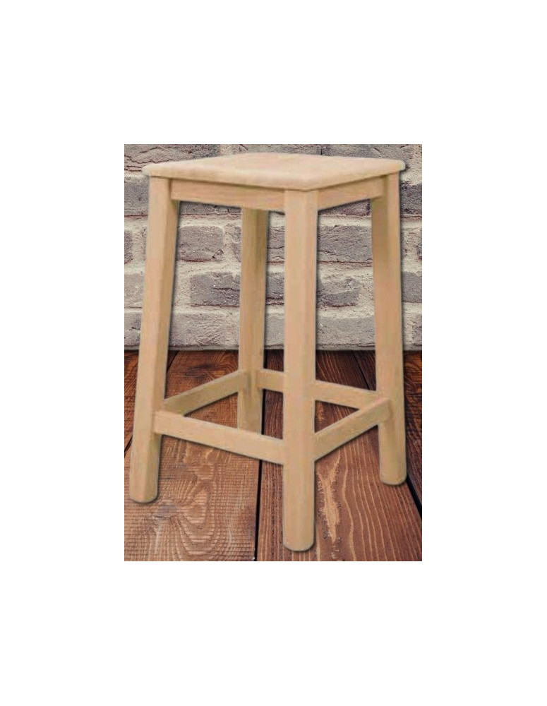 SGABELLO/SEDIA IN LEGNO DI FAGGIO