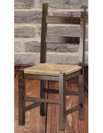 SEDIA  IN  FAGGIO DI PAGLIA