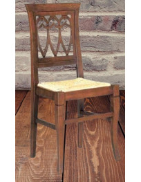 SEDIA  CLASSICA CON SEDUTA DI PAGLIA