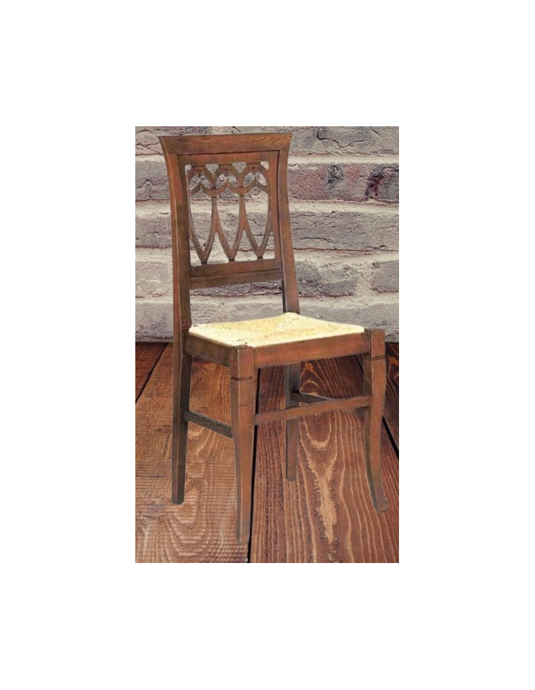 SEDIA  CLASSICA CON SEDUTA DI PAGLIA