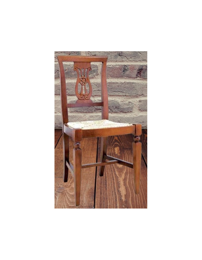 SEDIA  CLASSICA CON SEDUTA DI PAGLIA