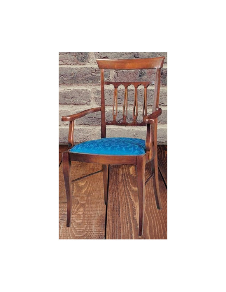 POLTRONA IMBOTTITA IN FAGGIO