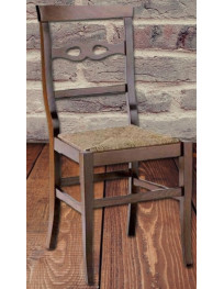 SEDIA SEDUTA IN PAGLIA E IN FAGGIO