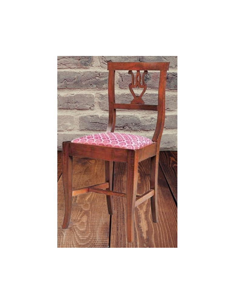 SEDIA IMBOTTINA IN  FAGGIO