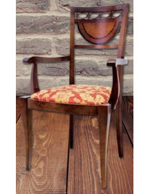 POLTRONA IMBOTTINA IN  FAGGIO