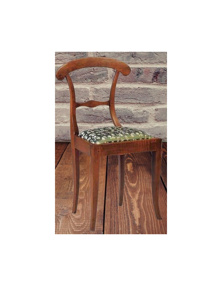 SEDIA CLASSICA IMBOTTINA IN  FAGGIO