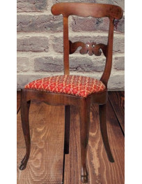 SEDIA CLASSICA IMBOTTINA IN  FAGGIO