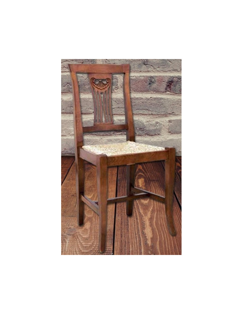 SEDIA IN PAGLIA  IN  FAGGIO