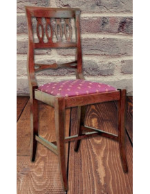 SEDIA IMBOTTITA  IN  FAGGIO