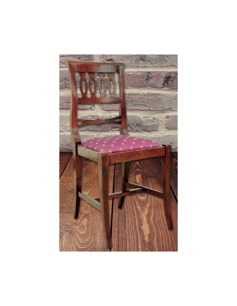 SEDIA IMBOTTITA  IN  FAGGIO