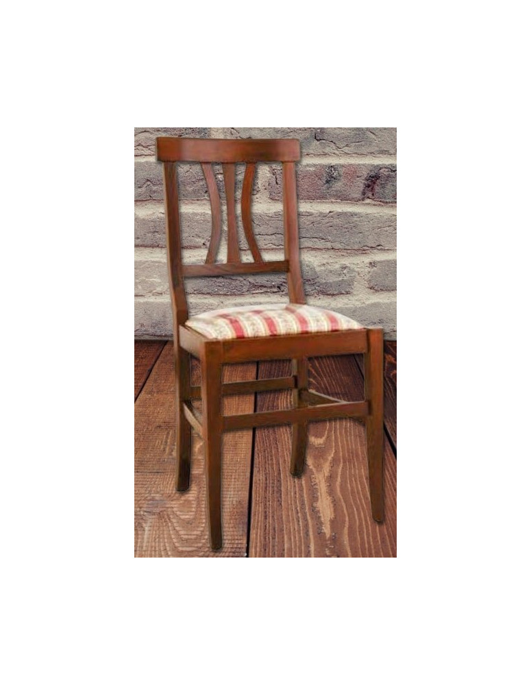 SEDIA IMBOTTITA IN FAGGIO