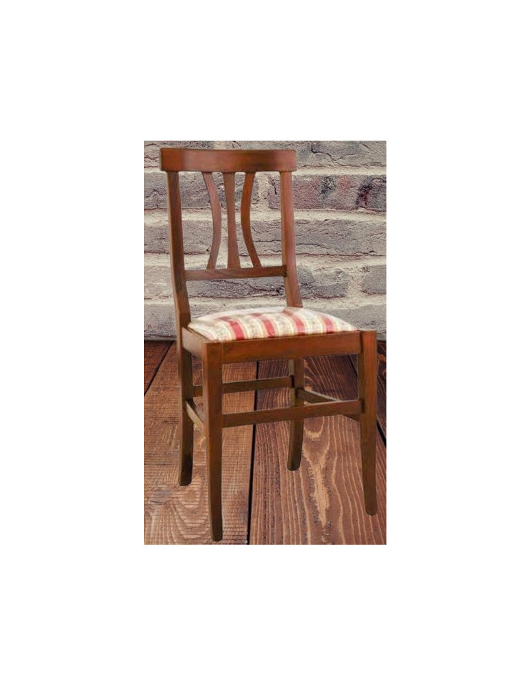 SEDIA SEDUTA LEGNO IMBOTTITA IN FAGGIO