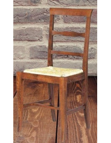 SEDIA IN PAGLIA IN  FAGGIO