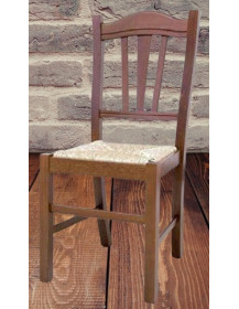 SEDIA IN PAGLIA IN  FAGGIO