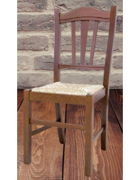 SEDIA IN PAGLIA IN  FAGGIO