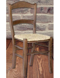 SEDIA IN PAGLIA IN  FAGGIO