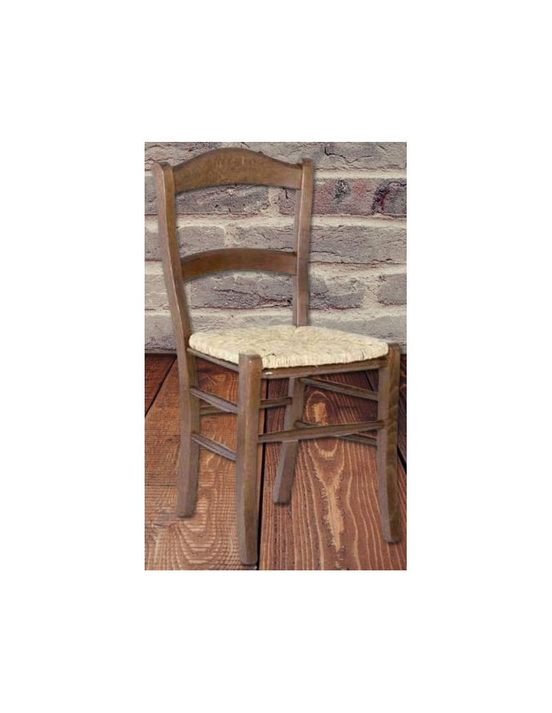 SEDIA IN PAGLIA IN  FAGGIO