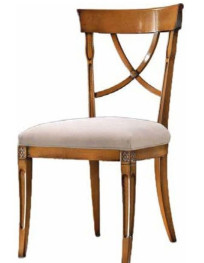 SEDIA IN FAGGIO IMBOTTITA