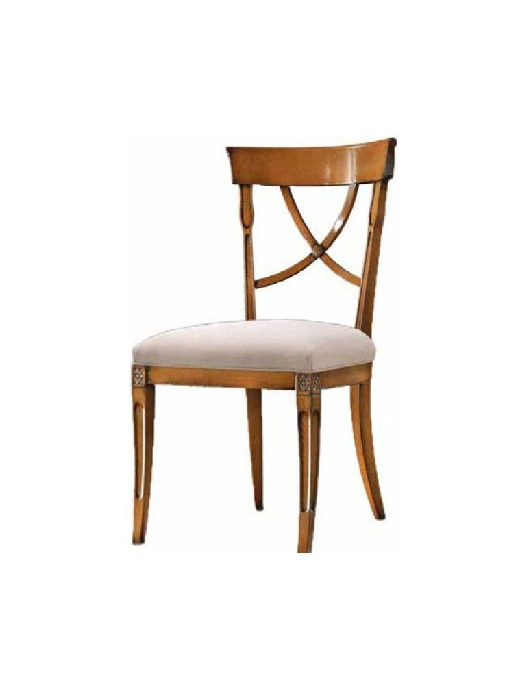 SEDIA IN FAGGIO IMBOTTITA