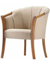 POLTRONA IMBOTTITA IN FAGGIO