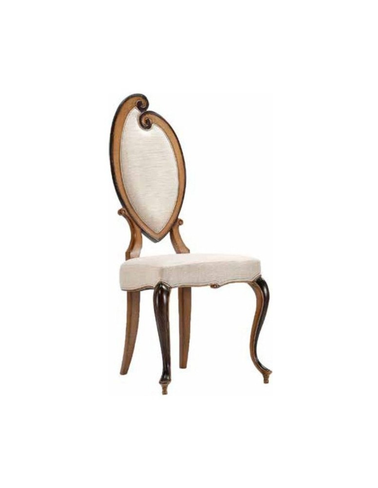 SEDIA IMBOTTITA CLASSICA IN FAGGIO