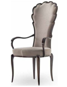 POLTRONA IMBOTTITA CLASSICA IN FAGGIO