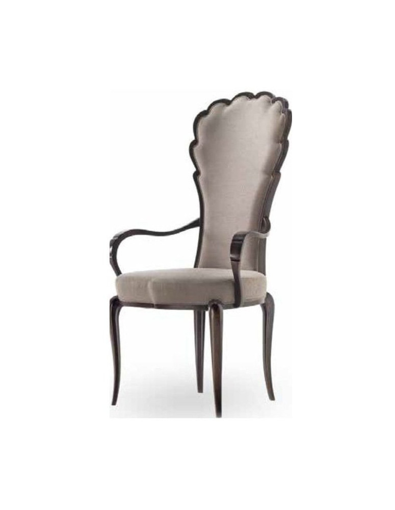 POLTRONA IMBOTTITA CLASSICA IN FAGGIO