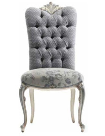 SEDIA IMBOTTITA CLASSICA IN FAGGIO