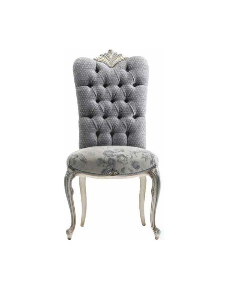 SEDIA IMBOTTITA CLASSICA IN FAGGIO