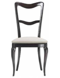 SEDIA IMBOTTITA CLASSICA IN FAGGIO