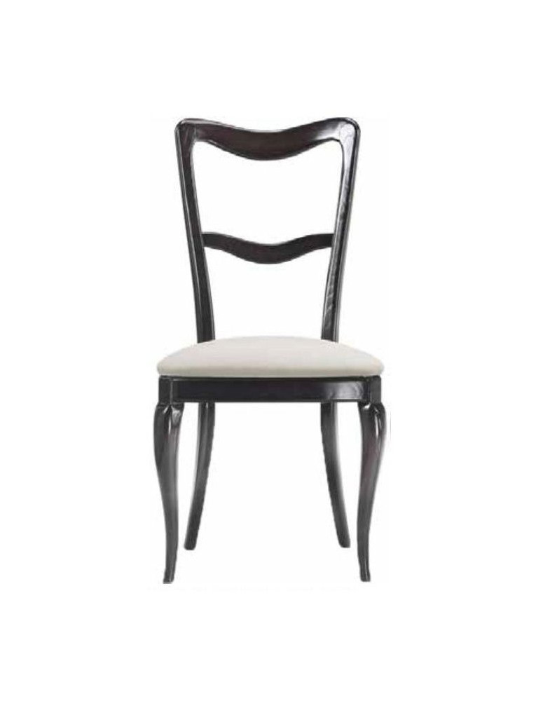 SEDIA IMBOTTITA CLASSICA IN FAGGIO