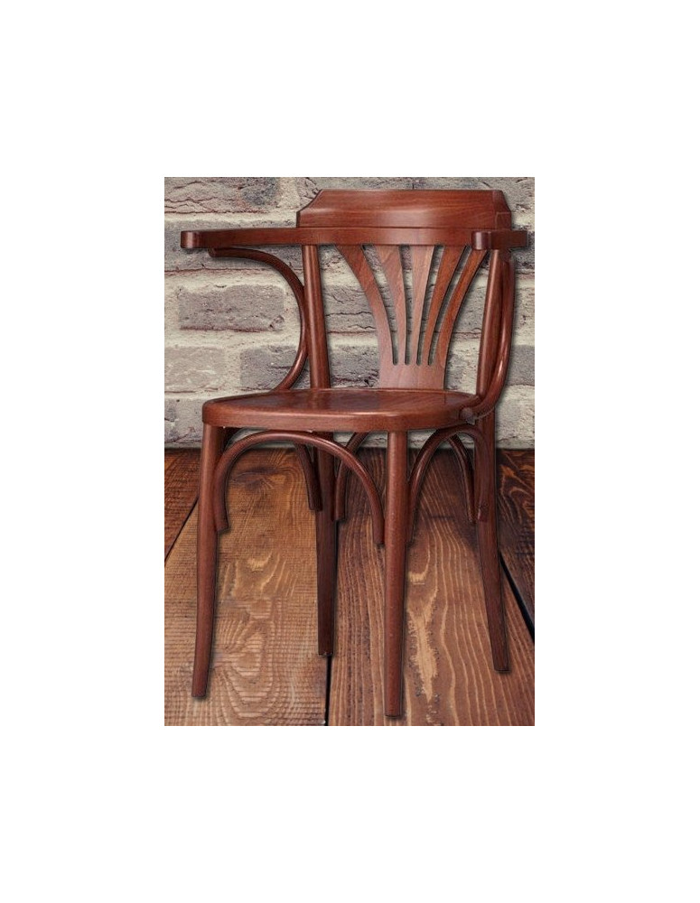 POLTRONA THONET/BISTROT IN LEGNO MASSELLO