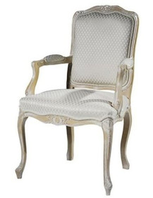 POLTRONA STYLE IMBOTTITO IN LEGNO MASSELLO