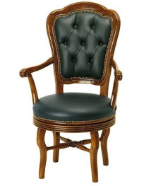 POLTRONA UFFICIO STYLE IN LEGNO MASSELLO