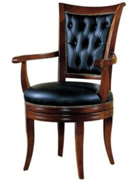 POLTRONA UFFICIO STYLE IN LEGNO MASSELLO