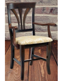 POLTRONA CLASSICA IN LEGNO MASSELLO