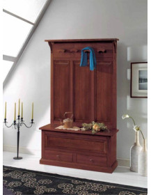 ATTACCAPANNI 4 POSTI E CASSAPANCA