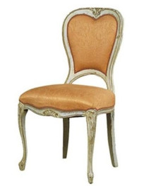 SEDIA IMBOTTITA STYLE IN LEGNO MASSELLO