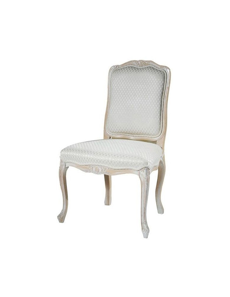 SEDIA IMBOTTITA STYLE IN LEGNO MASSELLO