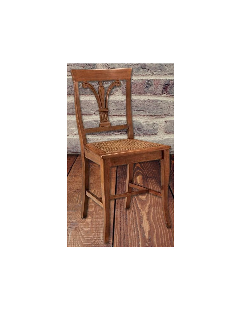 SEDIA CLASSICA  IN LEGNO MASSELLO