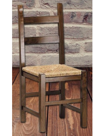 SEDIA SEDUTA PAGLIA O LEGNO