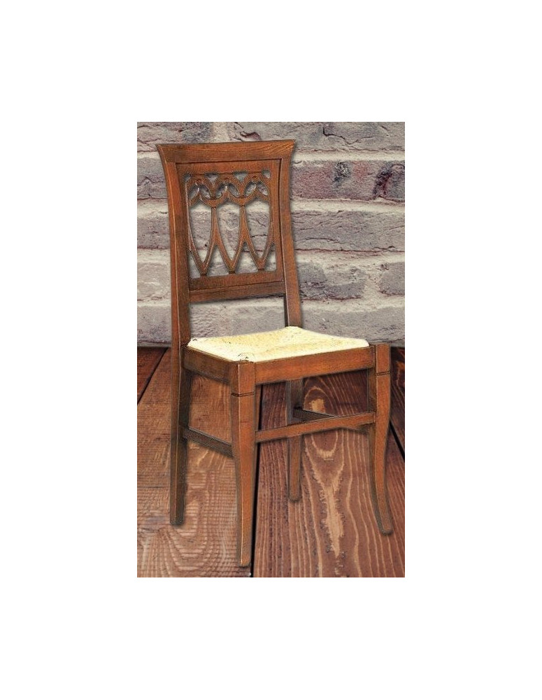 SEDIA SEDUTA PAGLIA O LEGNO