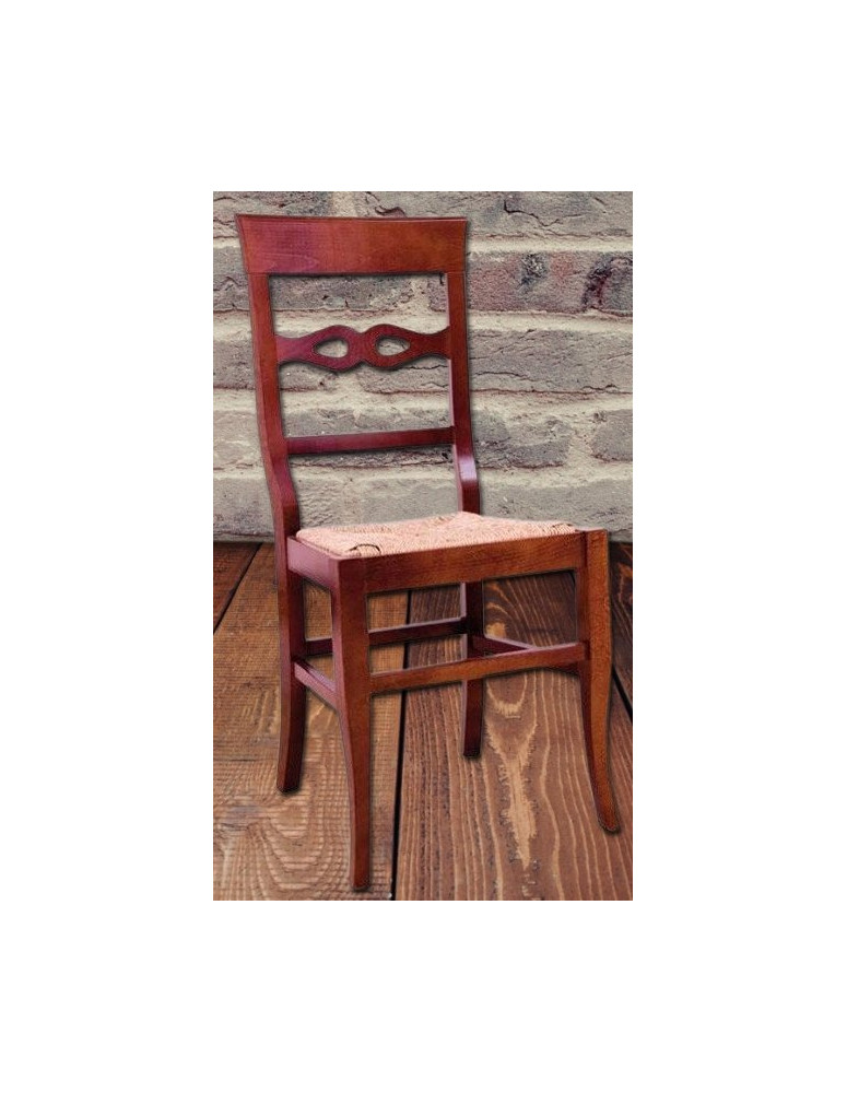 SEDIA SEDUTA PAGLIA O LEGNO