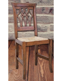 SEDIA SEDUTA PAGLIA O LEGNO