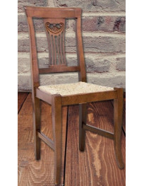 SEDIA SEDUTA PAGLIA O LEGNO