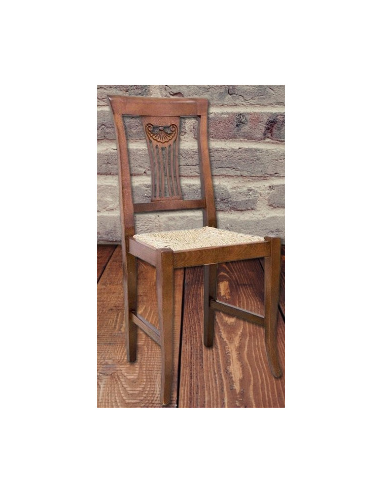 SEDIA SEDUTA PAGLIA O LEGNO