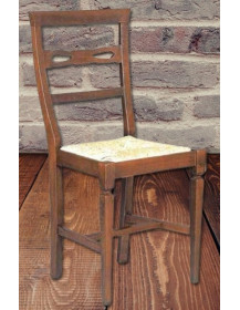 SEDIA SEDUTA PAGLIA O LEGNO