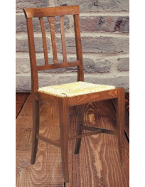 SEDIA SEDUTA PAGLIA O LEGNO