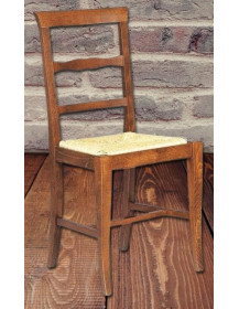 SEDIA SEDUTA PAGLIA O LEGNO